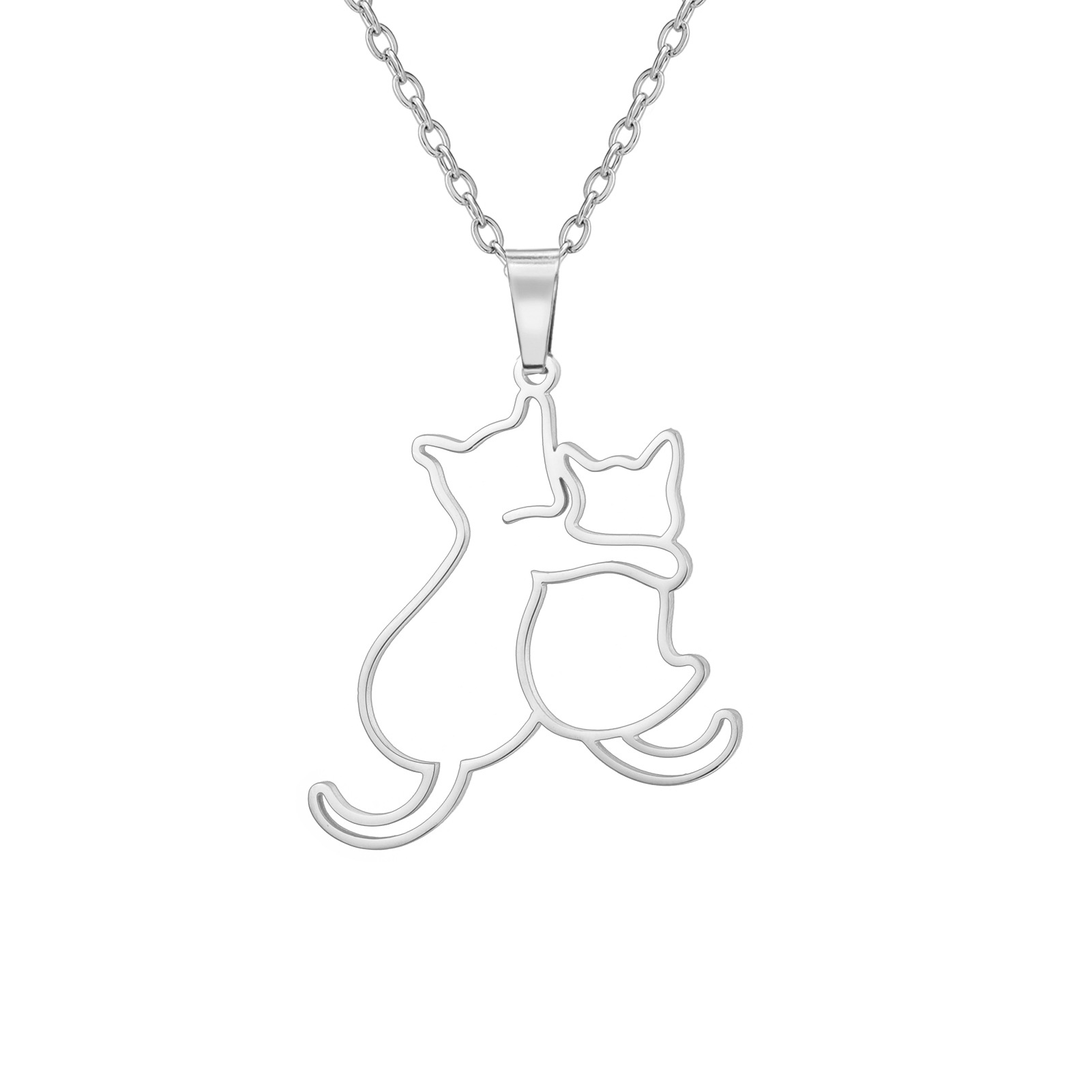 3:Steel color snuggle cat