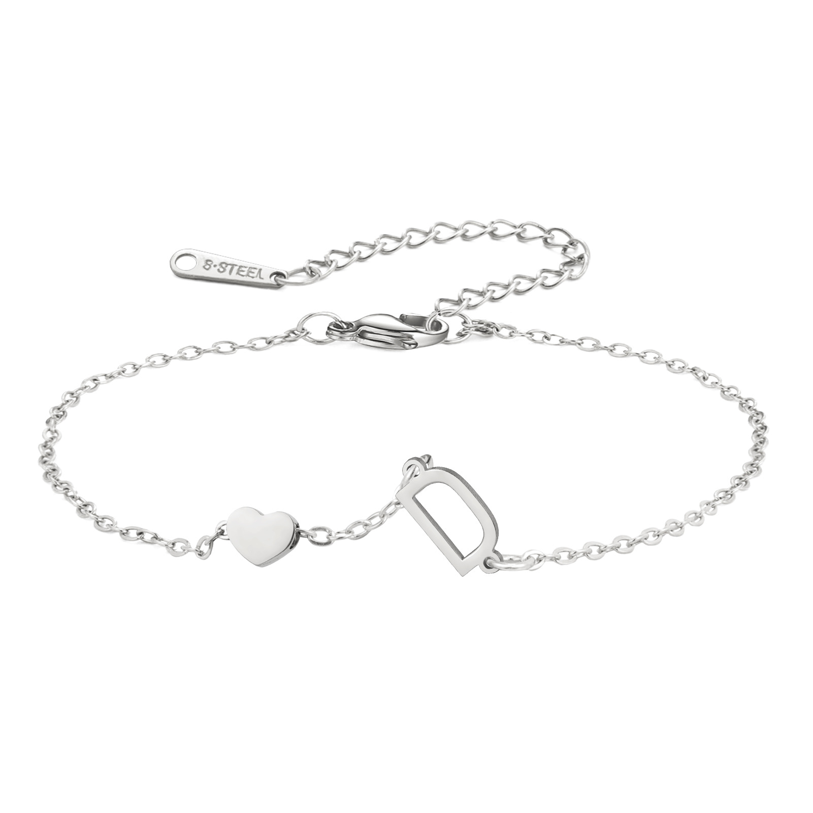 7:Letter d-steel color