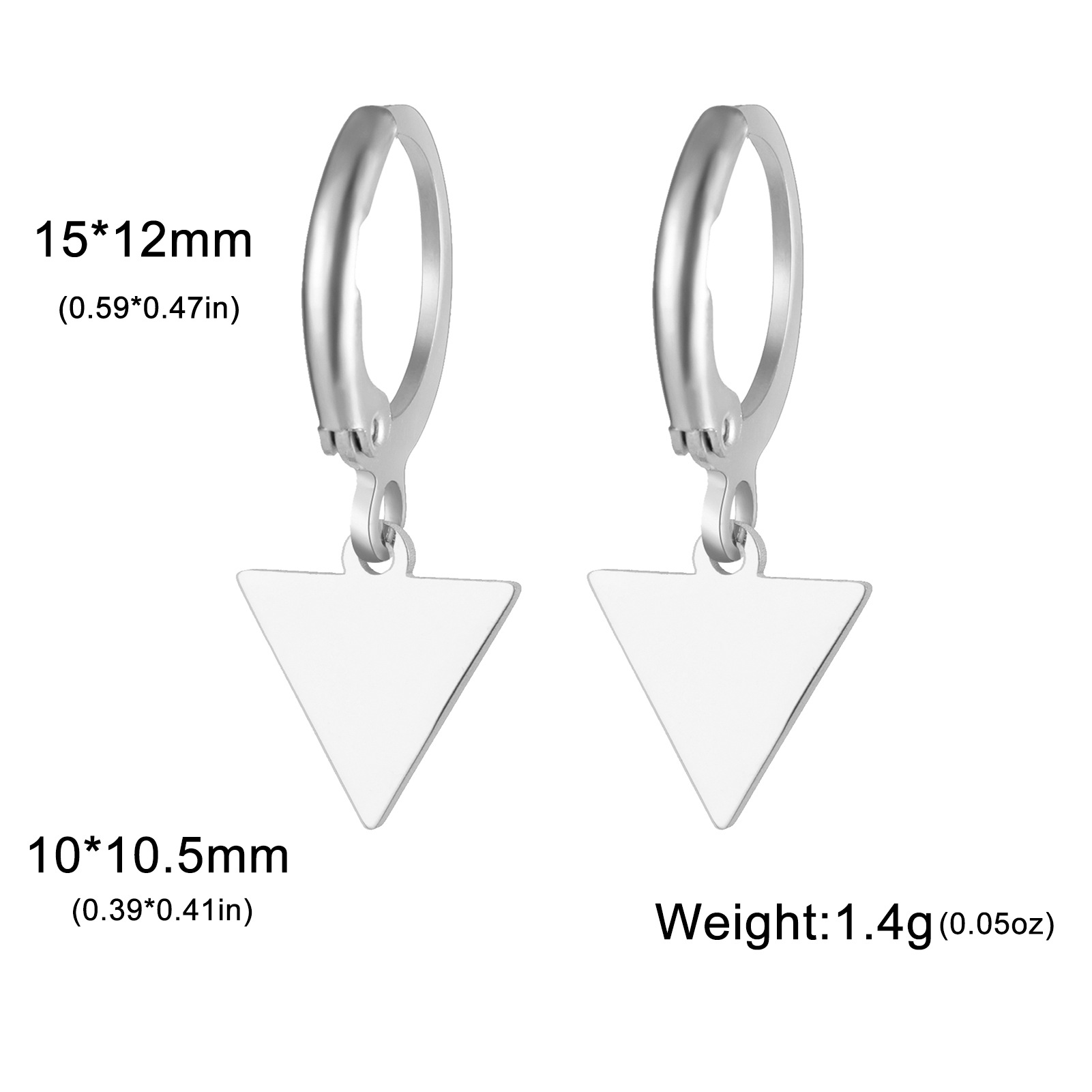 3:Solid triangle-steel color