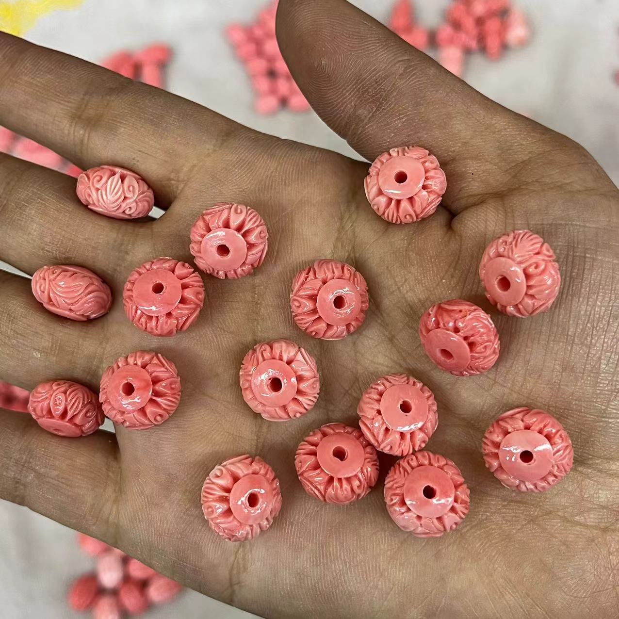 9:9*14MM engraved pumpkin