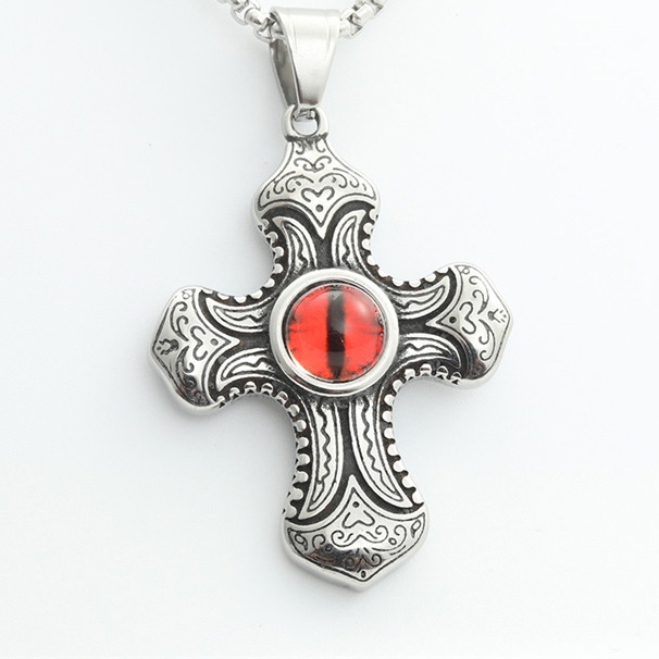 1:Red eye pendant (without chain