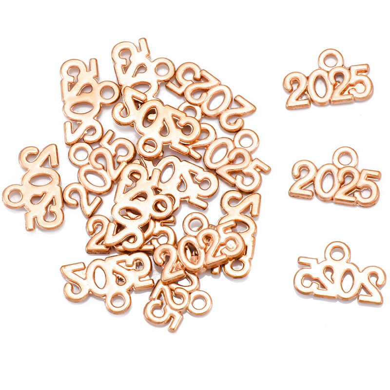 5:2025 rose gold/14*9mm/0.5g
