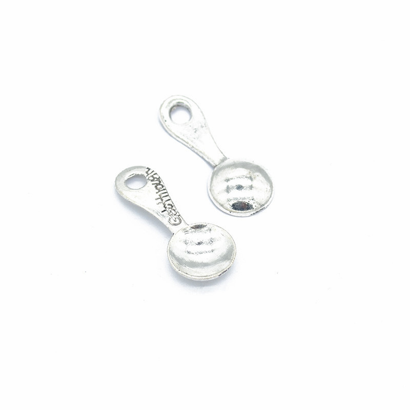 2:antique silver spoon/30*12mm