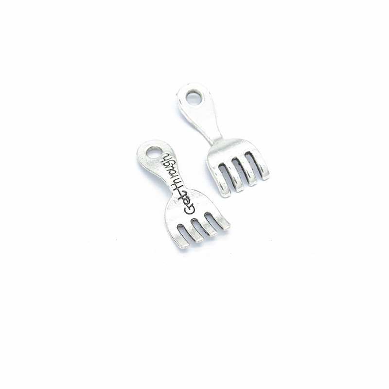 5:antique silver fork/30*12mm