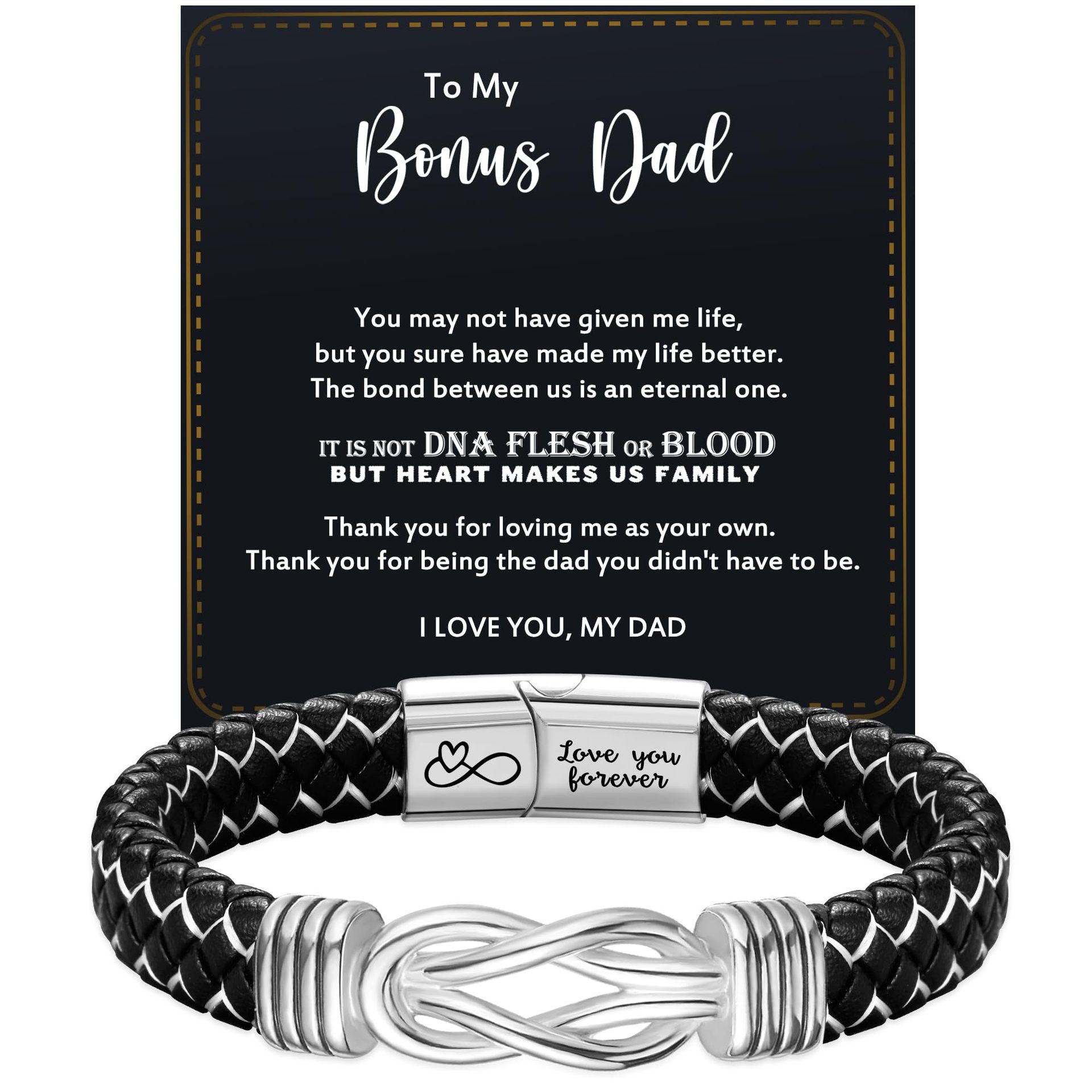 5:Black   white leather   To My Bouns dad