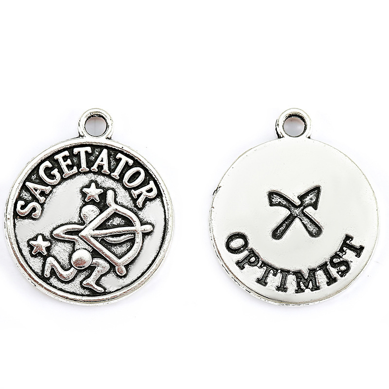 8:Shooter ancient silver/20*17mm/2g