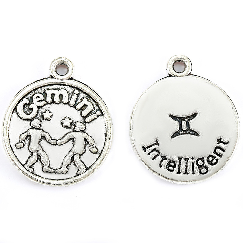 17:Gemini ancient silver/20*17mm/2g
