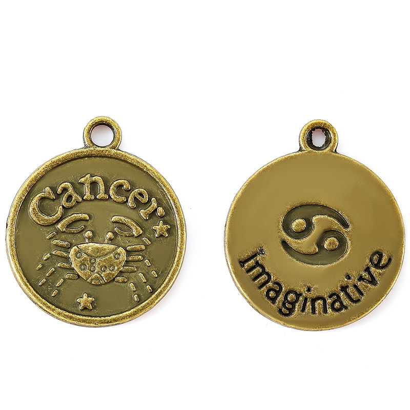 28:Huge crab ancient green/20*17mm/2g