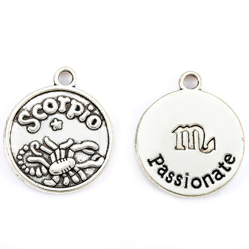 35:Scorpio ancient silver/20*17mm/2g