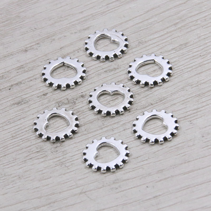 1 couleur argent antique