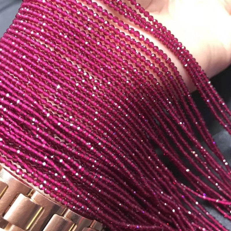 4:Red spinel 2mm each