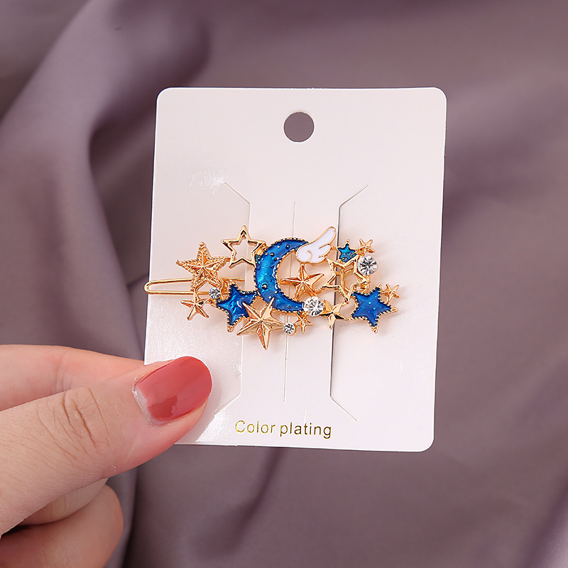 12:Blue Moon Gypsophila Frog Clip