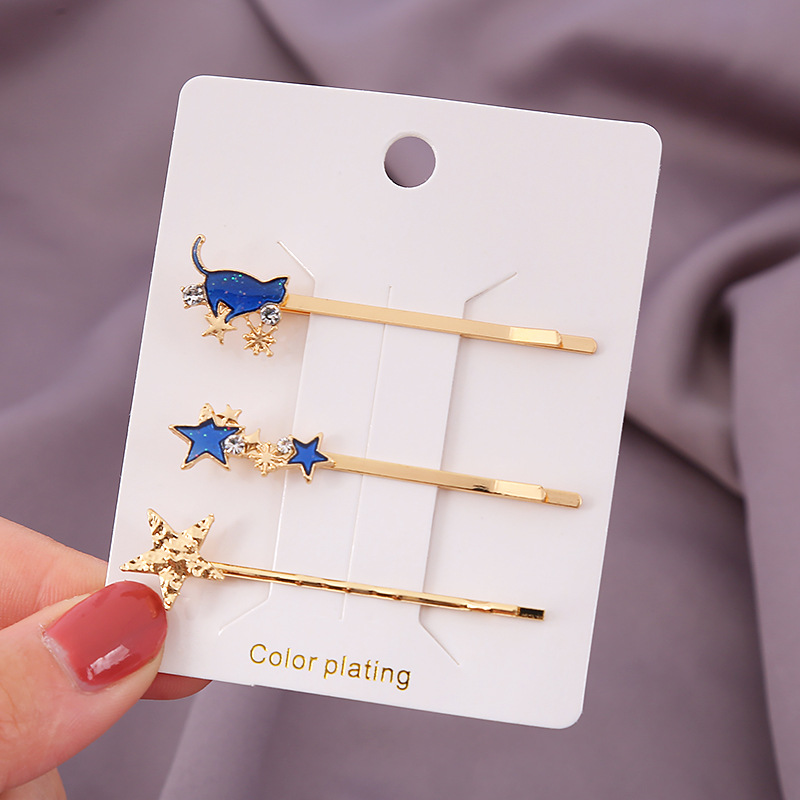 14:Blue Cat Star Frosted Pentagram