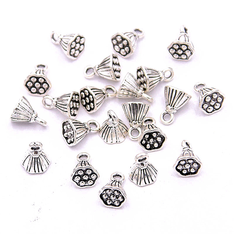 1:antique silver lotus