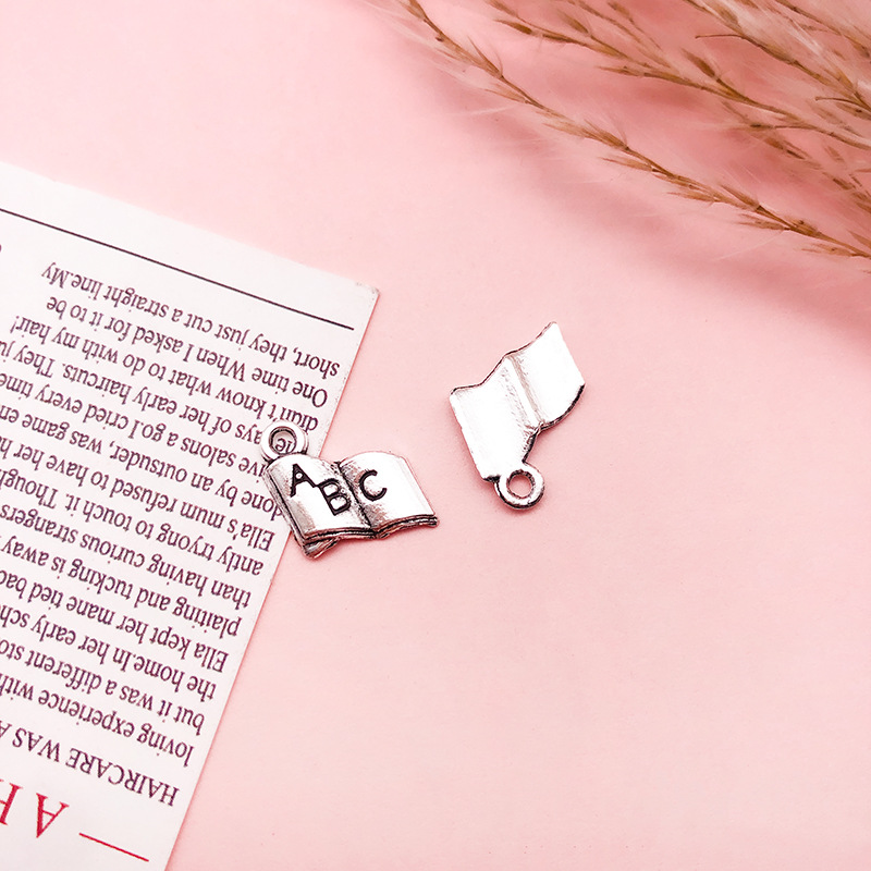 8:1 antique silver letter ABC-11304