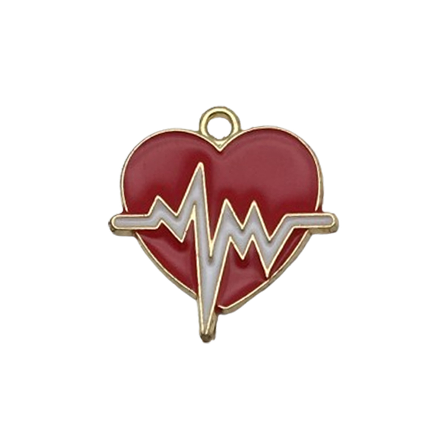 7:1 red medical heart frequency beating 21x21mm-1.2g-18891
