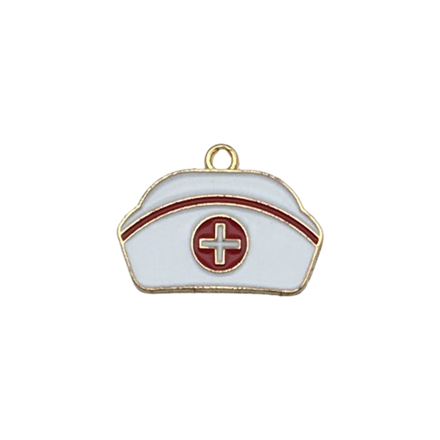 10:1 white medical nurse cap 18x25mm-1.8g-18900