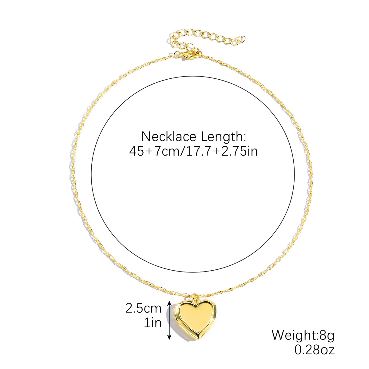 25:N2411-9 open the love box necklace