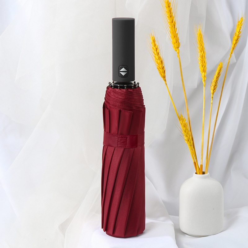 12 Bone Automatic Black-Burgundy