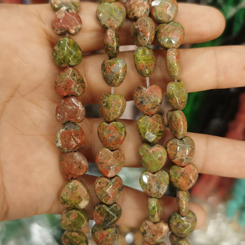 16:Flower green stone