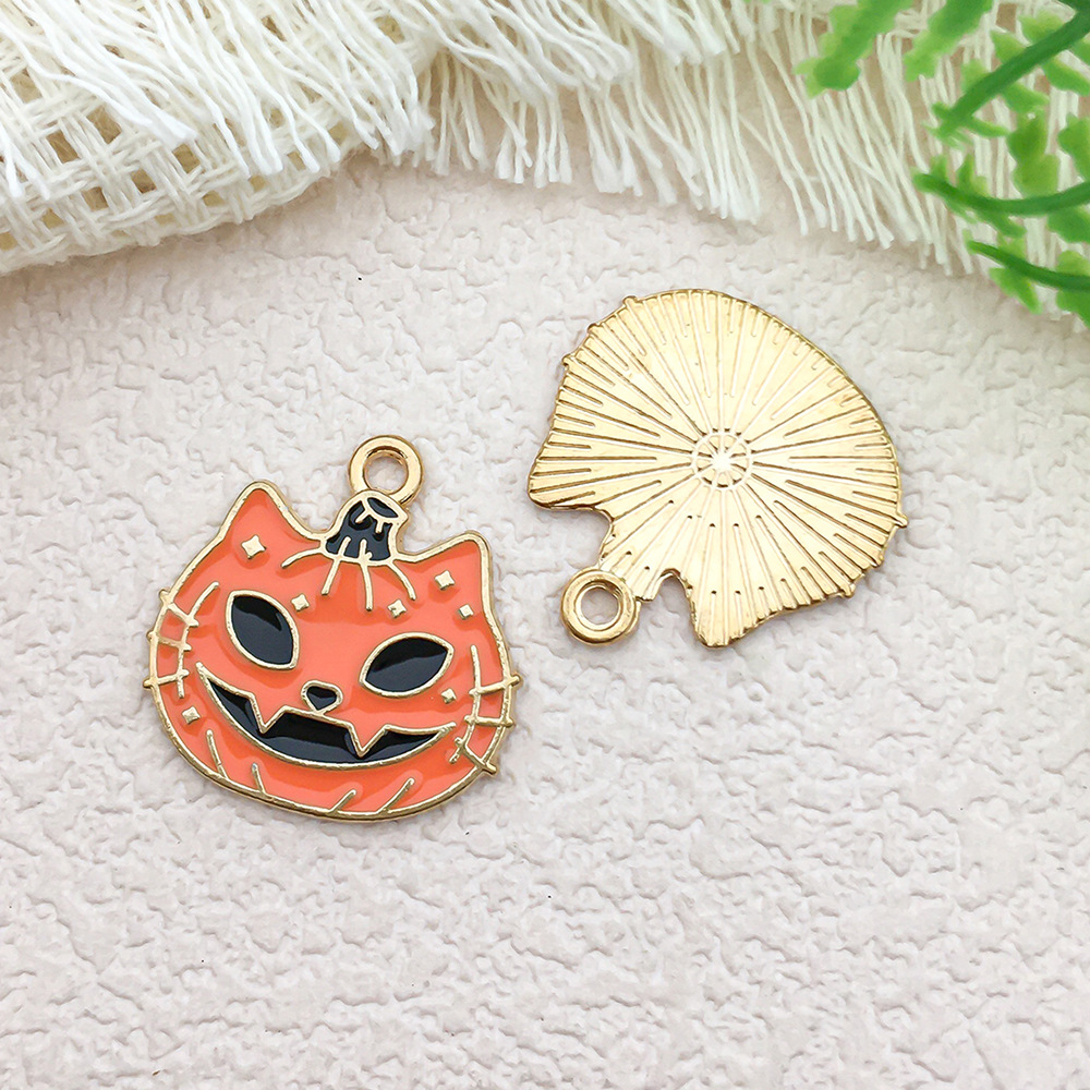 2:1 Round Halloween Cat 20x20mm-1.4g-15023