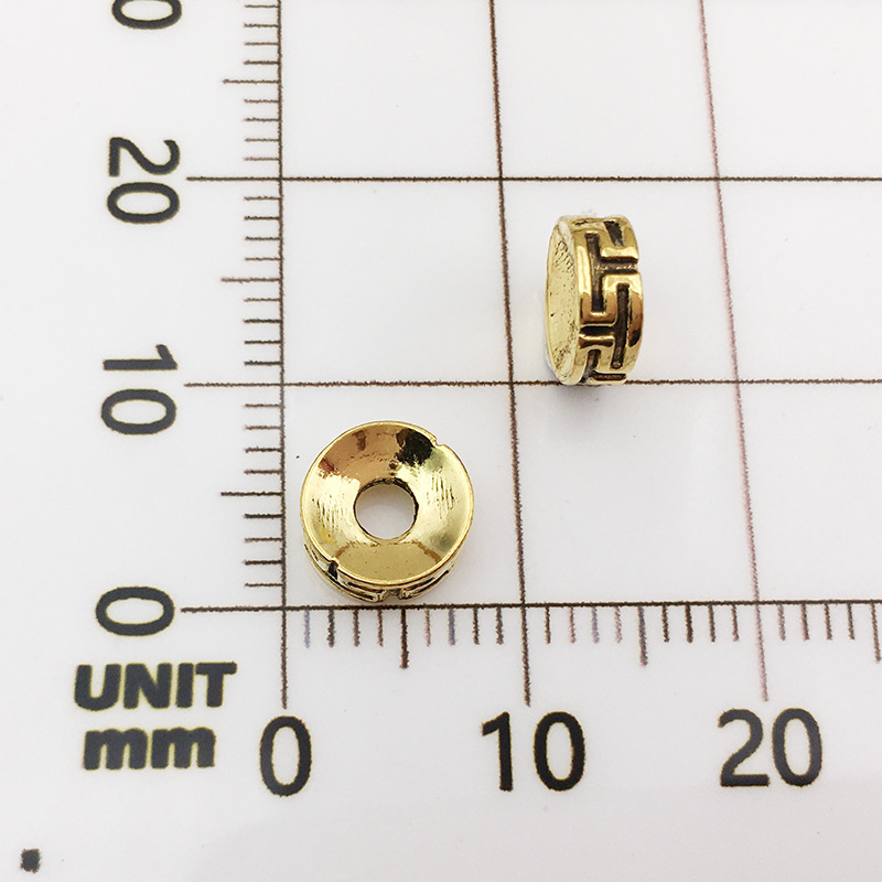 8:10142-antique  golden word-7-2mm