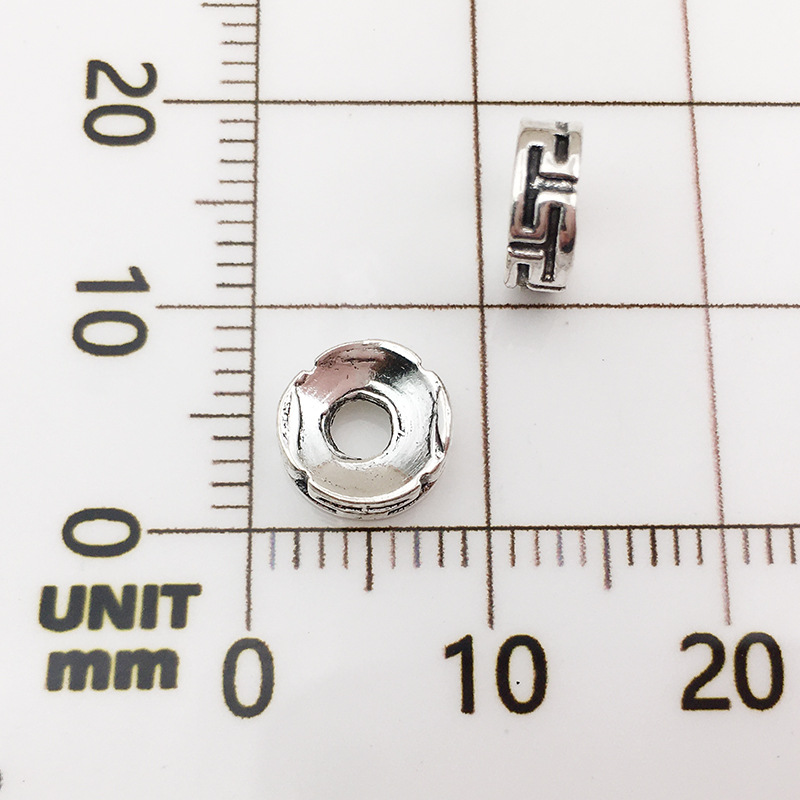 9:10143-antique  silver ten thousand words-7-2mm