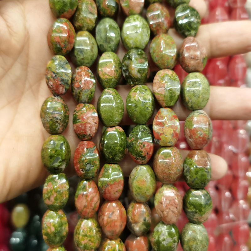 14:Flower green stone