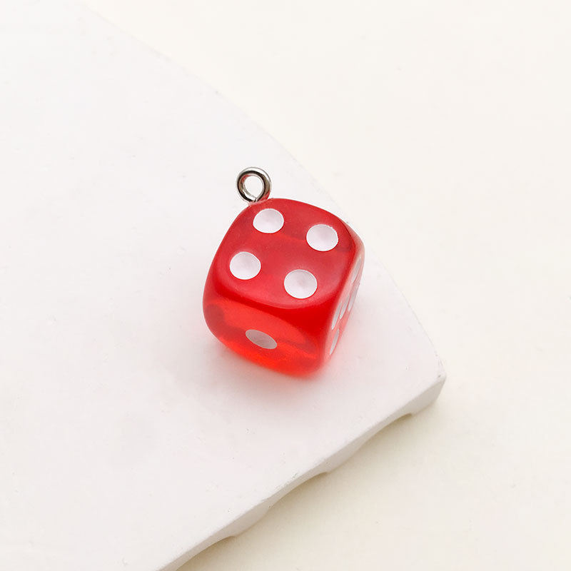 10:1 red dice 14x14mm-17226