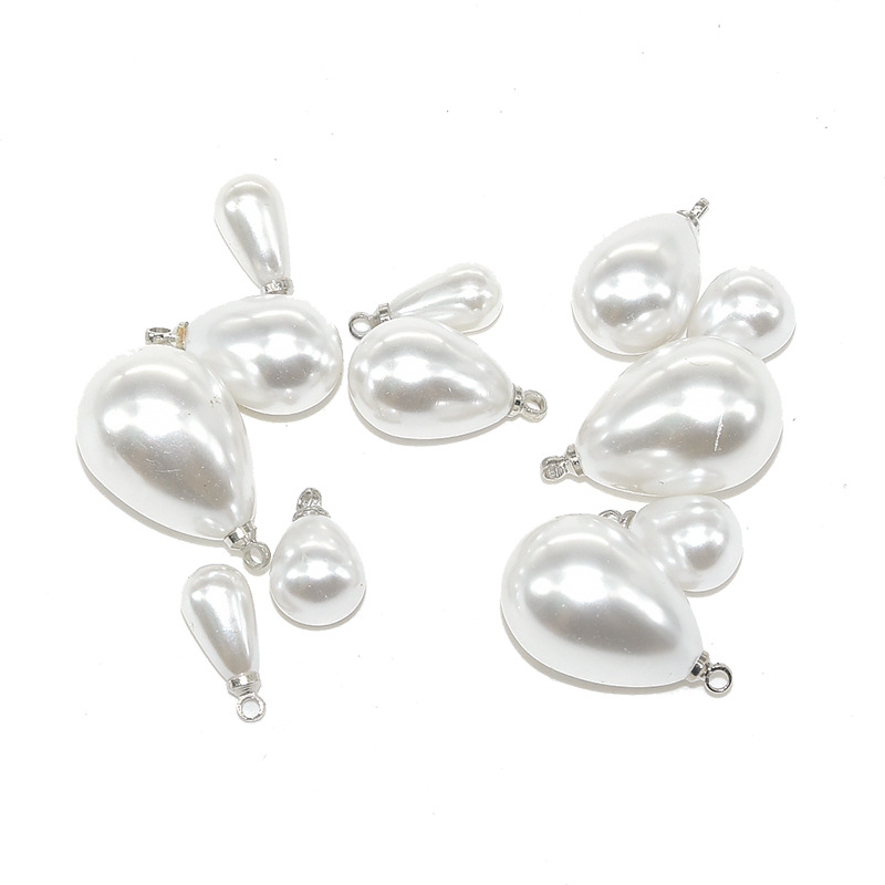 platinum color 8 * 10mm Pearl