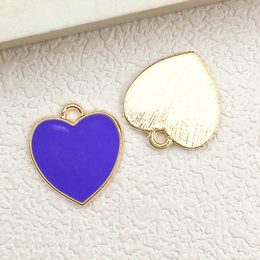 16:1 purple big peach heart shape 17x19mm-2g-17545