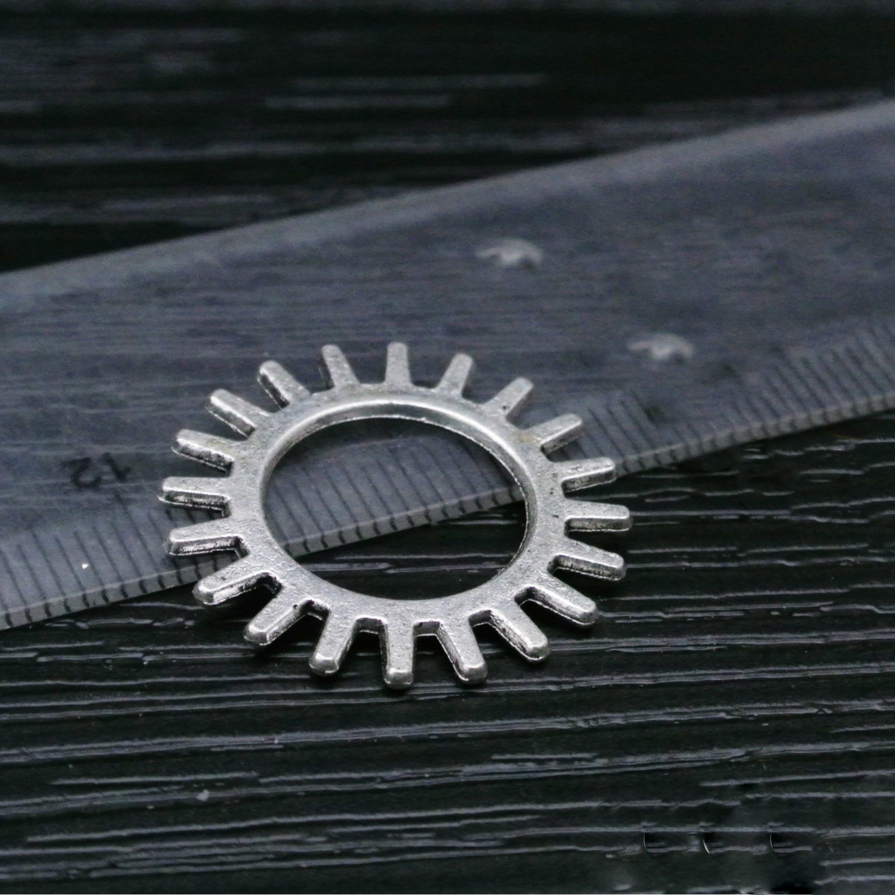 2 couleur argent antique