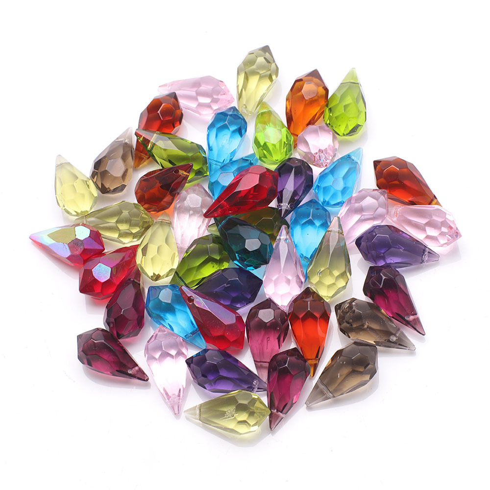 1 10X20MM tip water drop 20 pieces /20G color mix