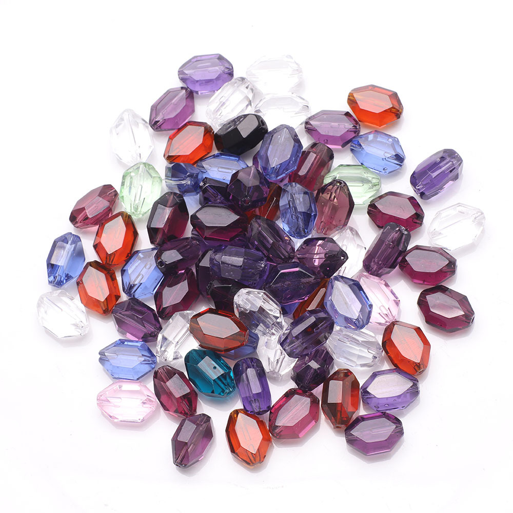 10 9X13MM twisted surface 20 pieces /28G color mix