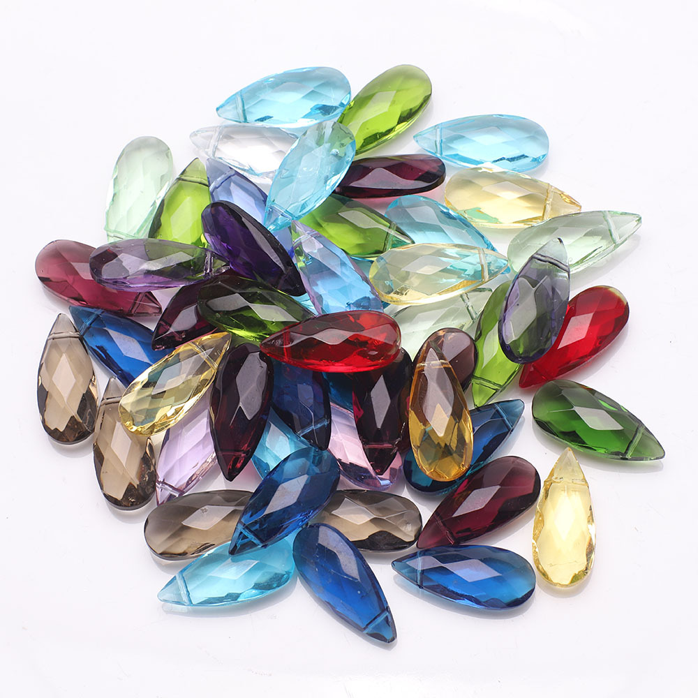 17 10X23MM long water drop 20 36G color mix