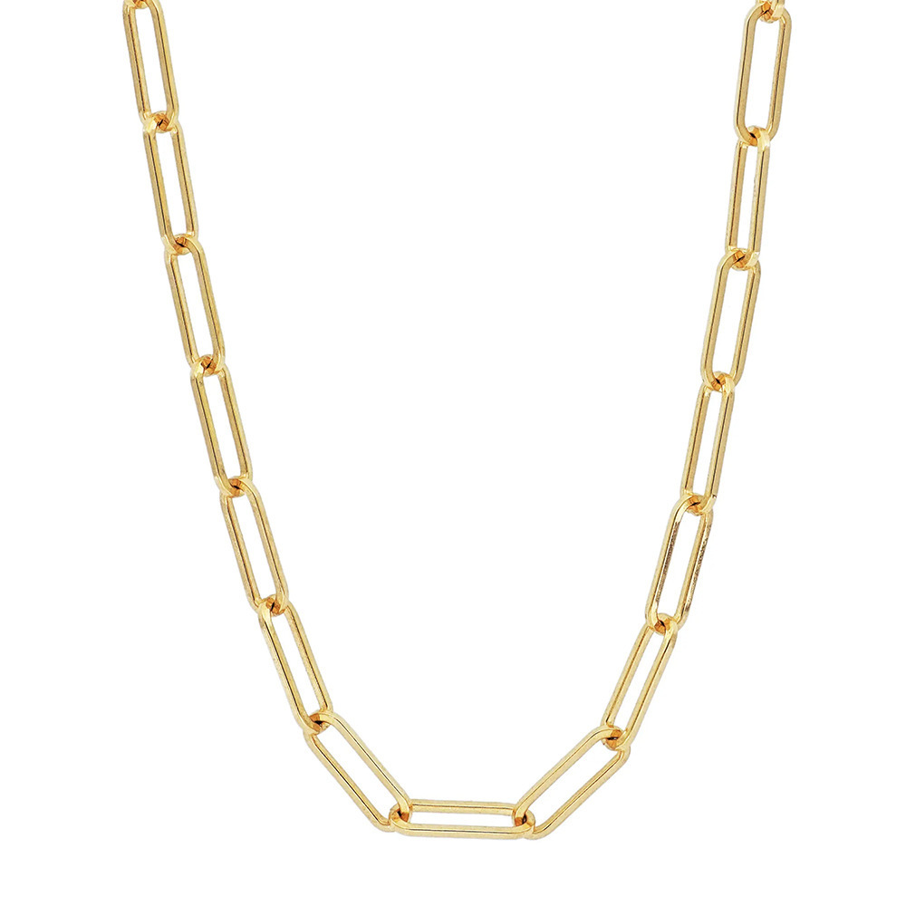 3:Flat chain 40 5cm gold -3mm