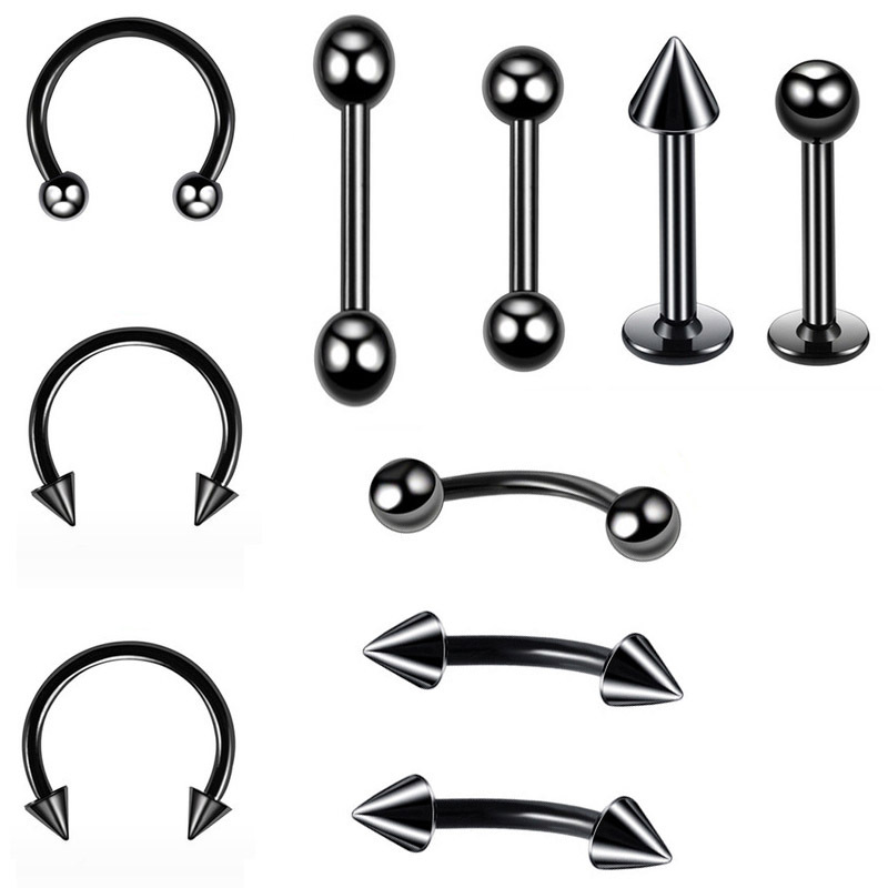 2:Black ten-piece set