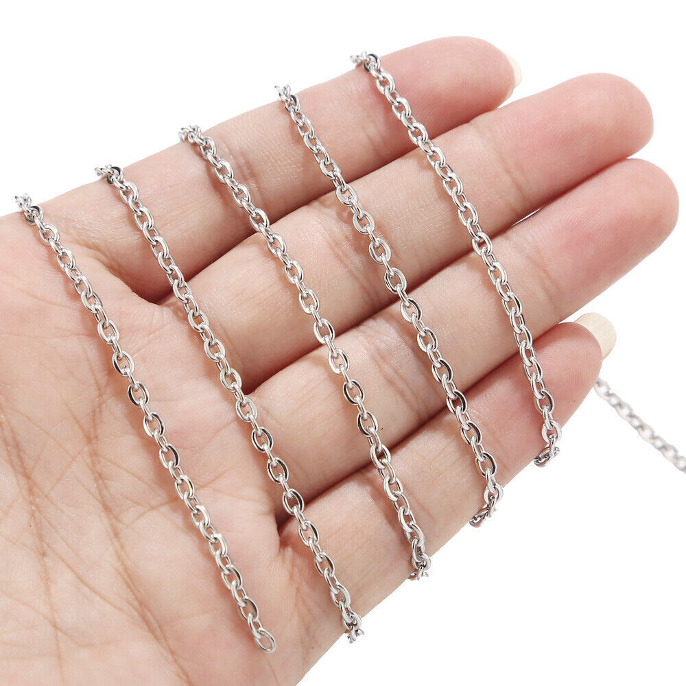 2:Steel 08 flat cross chain 3mm