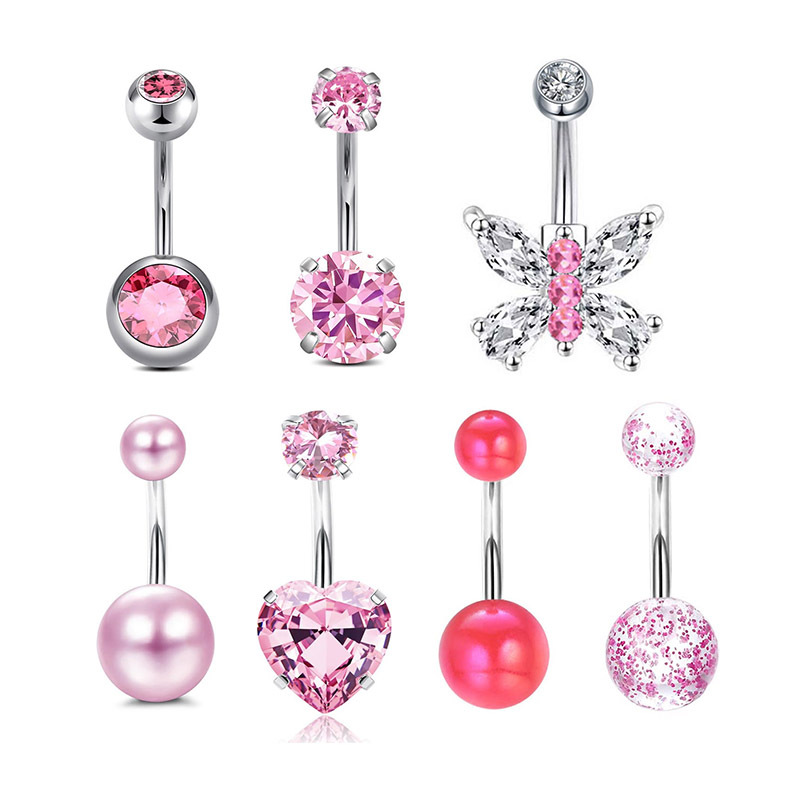 5:White Zircon Butterfly 7 in 1