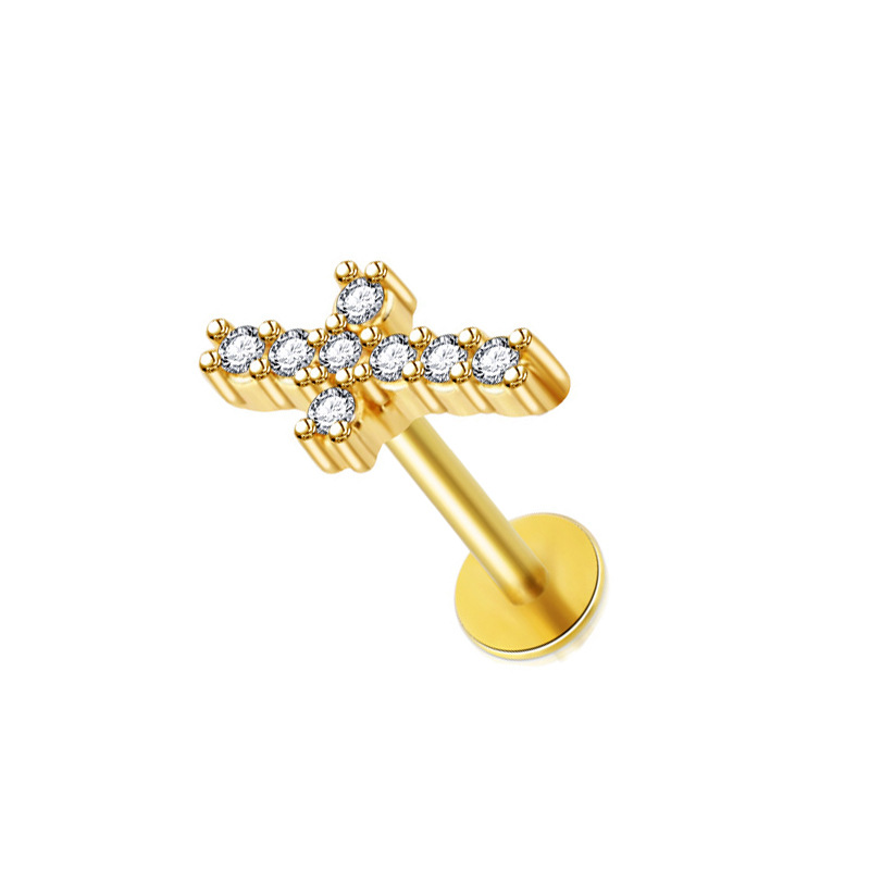 Cross (gold) 1.2*6mm