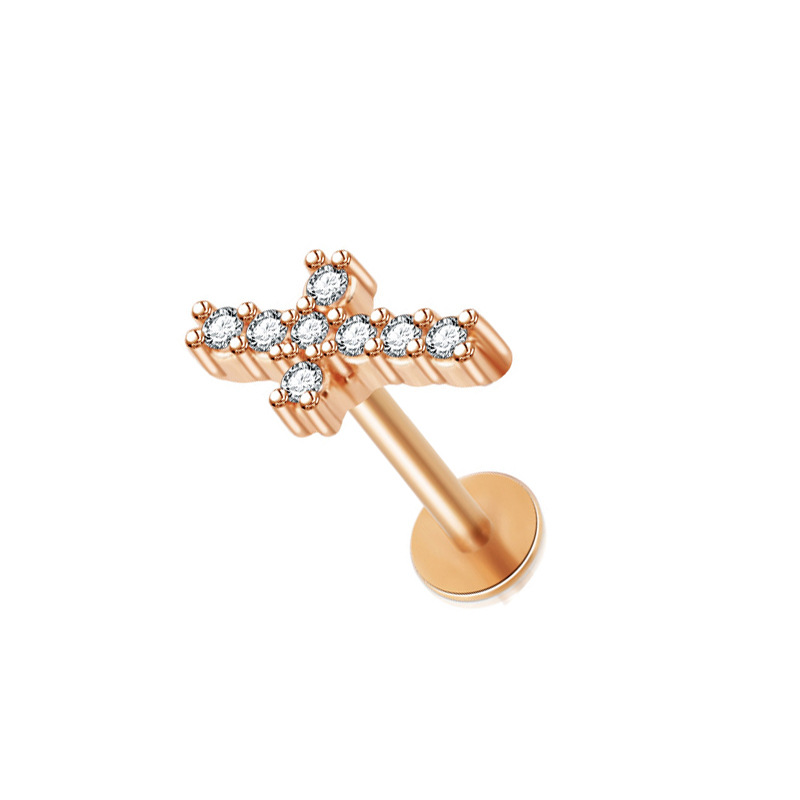 15:Cross (rose gold)