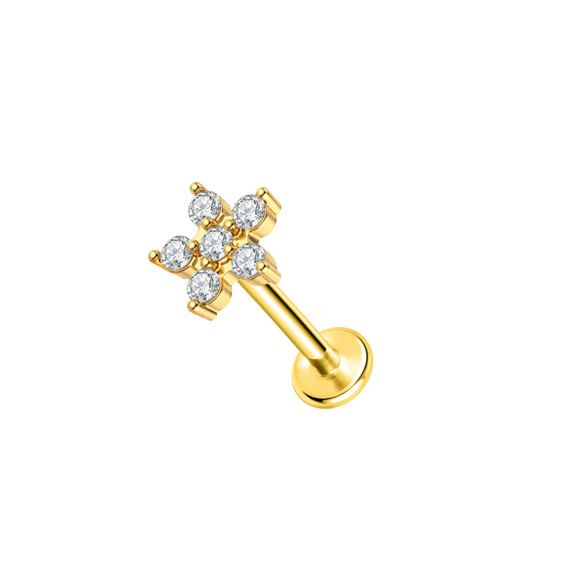 20:6 zircon flowers (gold)