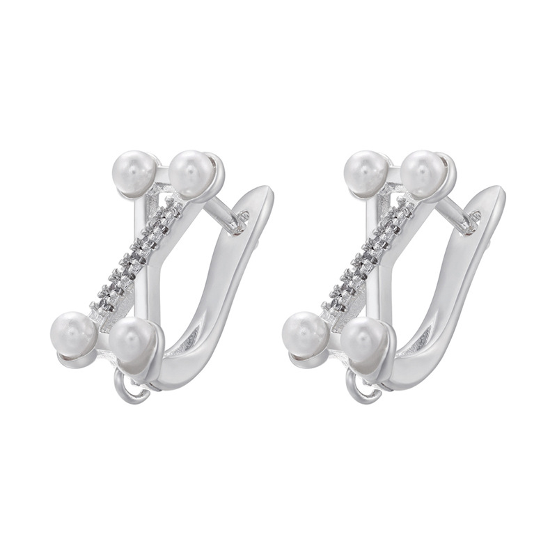 12:VE880 White Gold 1 Pair