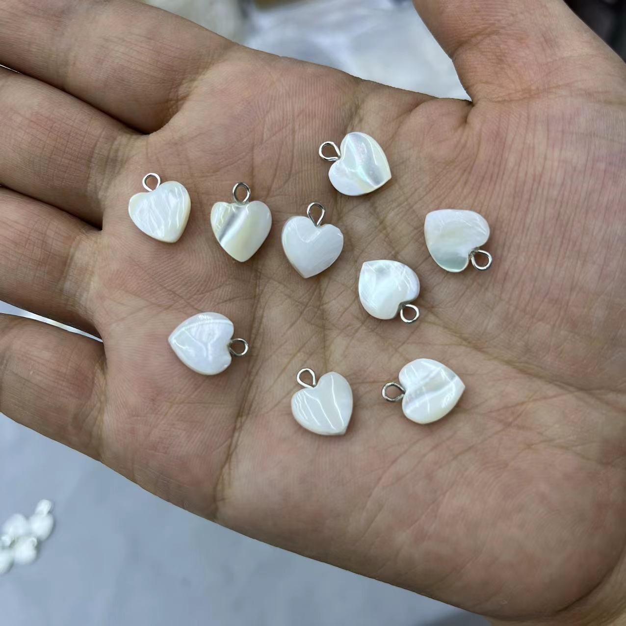 Silver 10mm/6 pieces