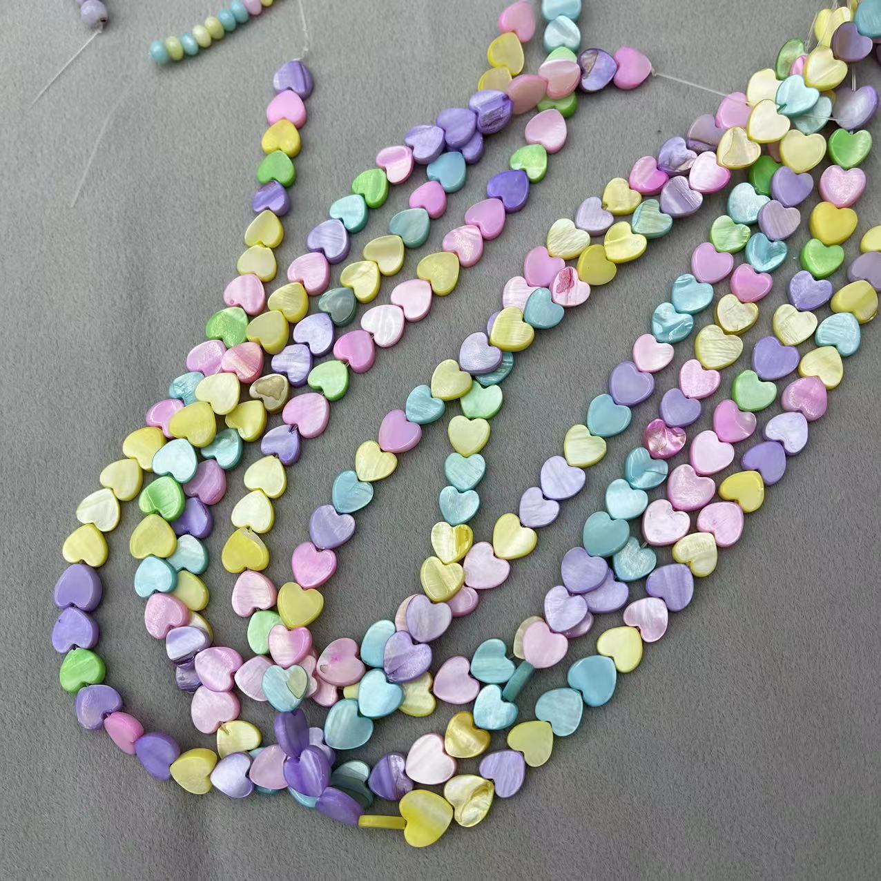 6:8mm heart/about 51 pieces