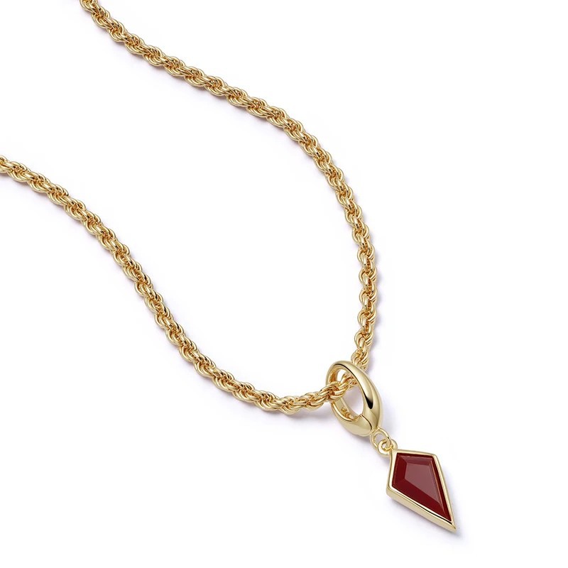 4:Red agate necklace