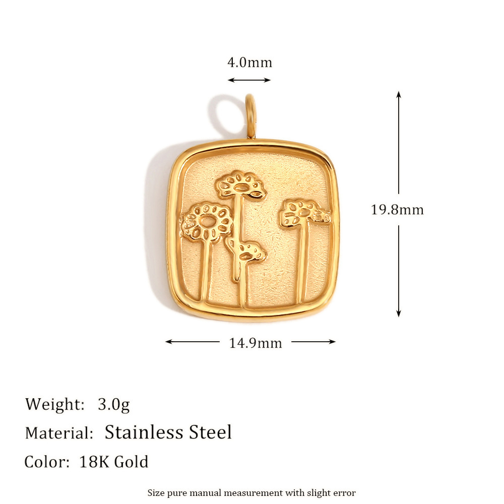 1:Daisy pendant-gold