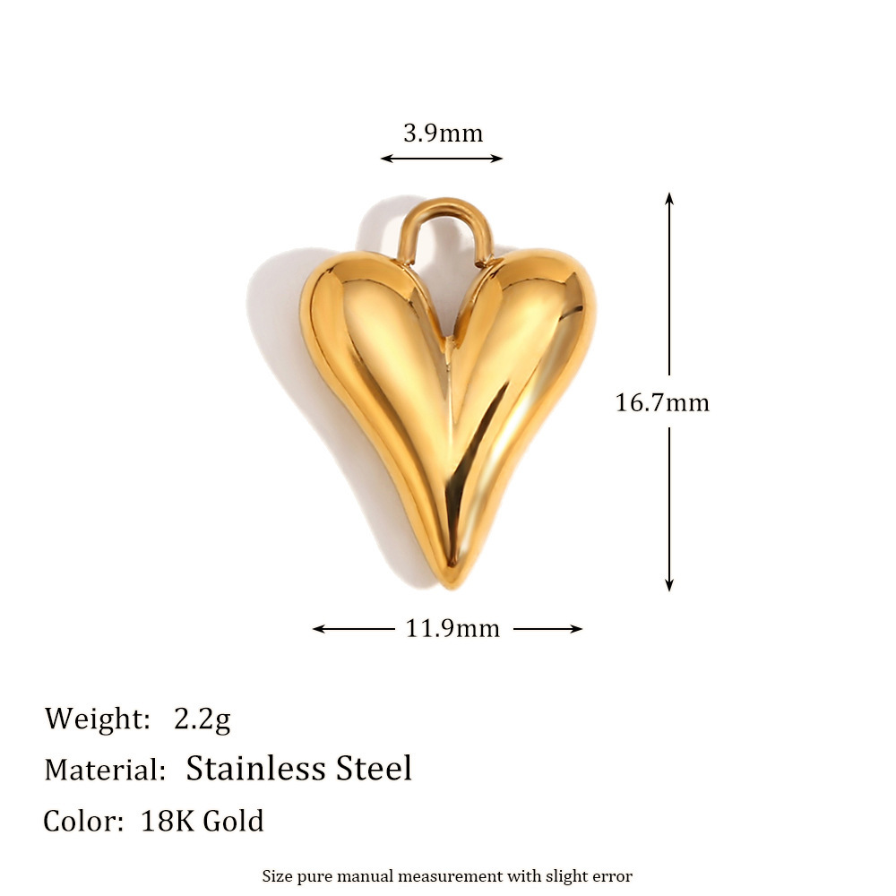 8:Long love pendant-gold