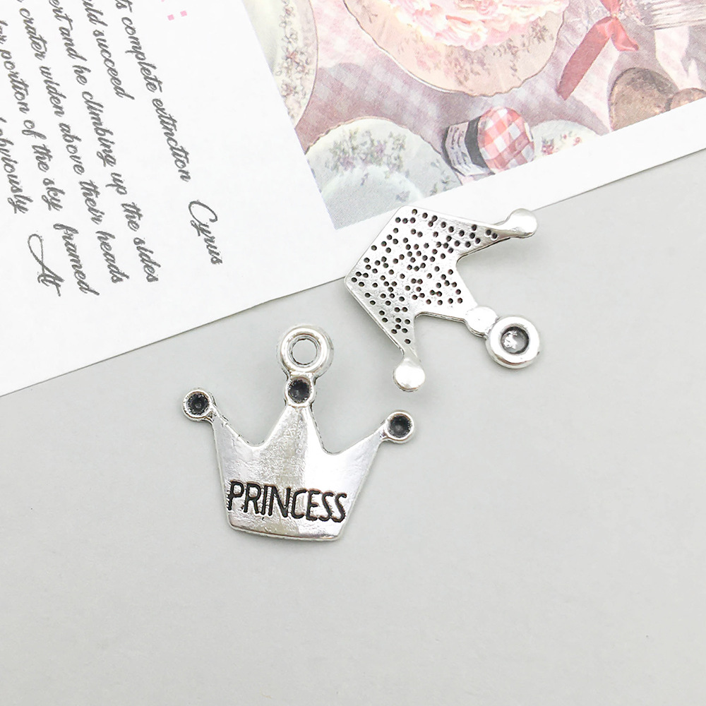 2:1 antique silver crown series 16*17mm-0.7g-6899