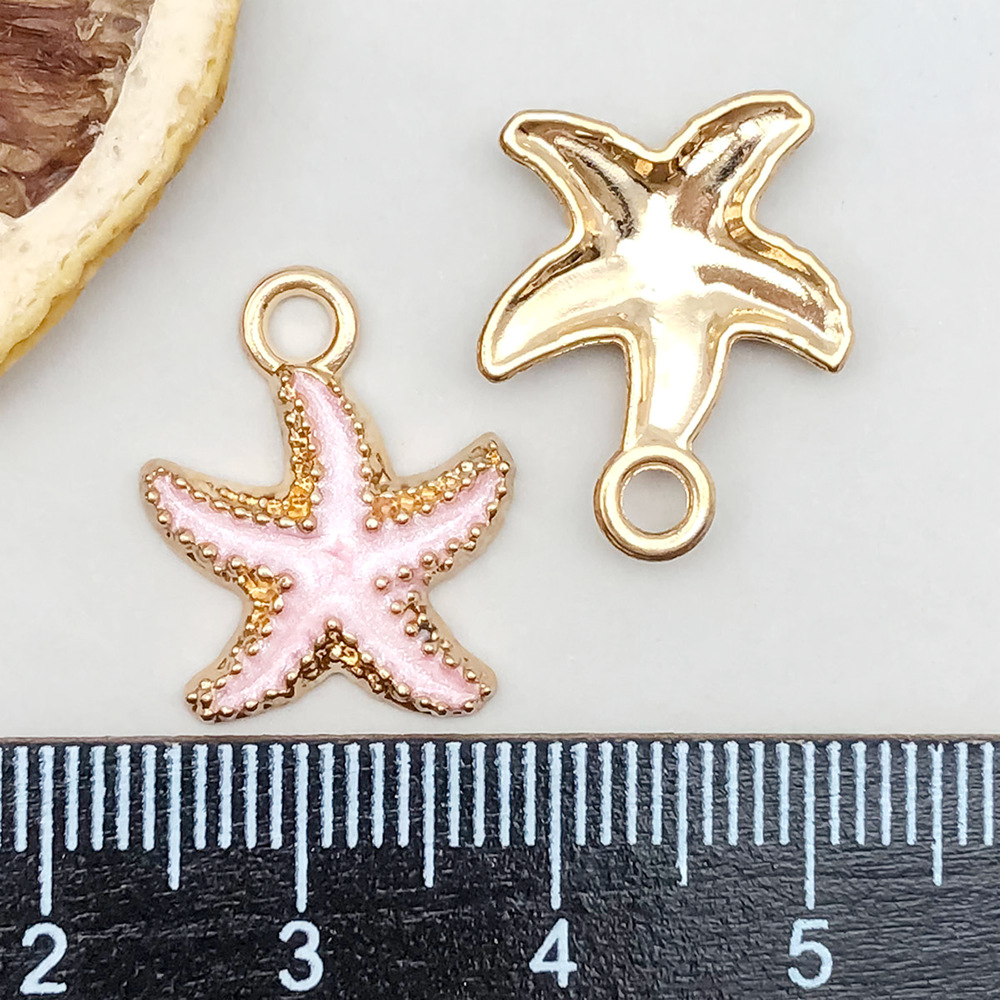 15:1 dripping pink starfish 15*18mm-1.1g-8612